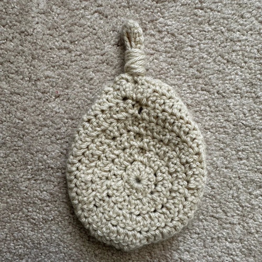 Handmade Crochet Basket Plant Holder
